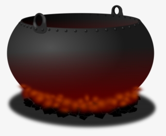 Cauldron, Pot, Fire, Heat, Cooking, Hell - Boiling Cauldron Png Gif, Transparent Png, Free Download