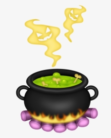 Pin By Lena Forbis - Witch And Cauldron Halloween Clip Art, HD Png Download, Free Download