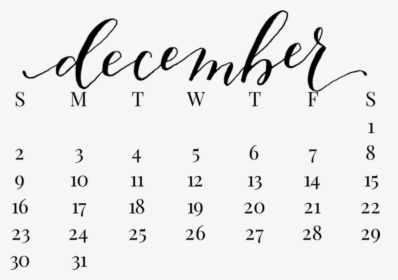 Monthly Calendar Transparent Background, HD Png Download, Free Download