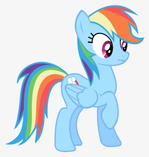 My Little Pony Clipart Purple - Rainbow Dash My Little Pony Svg, HD Png Download, Free Download