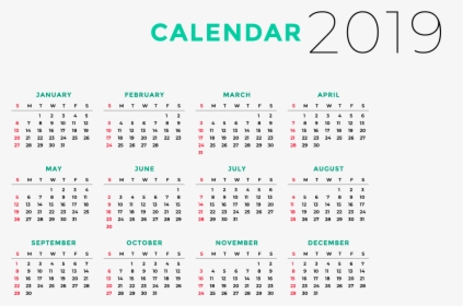Calendar 2019 Png Free Commercial Use Image - Monte Carlo Resort And Casino, Transparent Png, Free Download