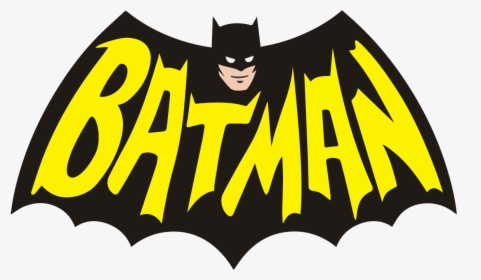 Batman Logo Vintage Retro Dc Comics 1966 Classic Tv - Batman Graphic Png, Transparent Png, Free Download