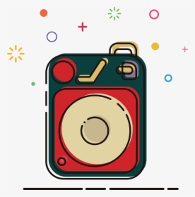 Mbe Illustration Style Speaker Retro Png And Vector, Transparent Png, Free Download