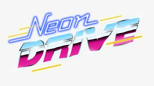 Picture Library Download 80s Vector Neon - Neon Drive Logo, HD Png Download, Free Download