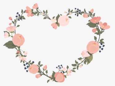 #frame #marco #flores #flower #hear #love #cute #corazon - Pastel Flower Vector Png, Transparent Png, Free Download
