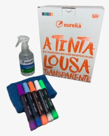 Kit Tinta Lousa Transparente 5m2 Com Giz Líquido - Tinta Para Giz, HD Png Download, Free Download