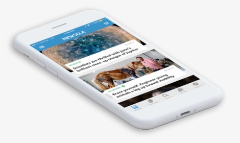Newsela App Runnning On A Phone - Smartphone, HD Png Download, Free Download