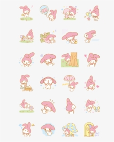 Sticker Line My Melody, HD Png Download, Free Download