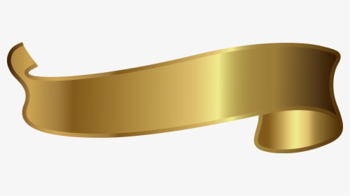 Brass Material Angle Font - Golden Ribbon Design Png, Transparent Png, Free Download