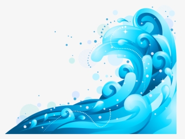 Wind Wave, Wave, Wave Vector, Blue, Graphic Design - Background Wave Vector Png, Transparent Png, Free Download