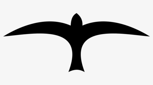 Bird Flying Silhouette Free Picture - Zeilteken Valk, HD Png Download, Free Download