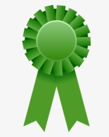 Award Ribbon Vector Png - Ribbon For Recognition Green, Transparent Png, Free Download