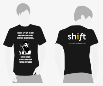 Transparent Chuck Norris Png - Azure T Shirt, Png Download, Free Download