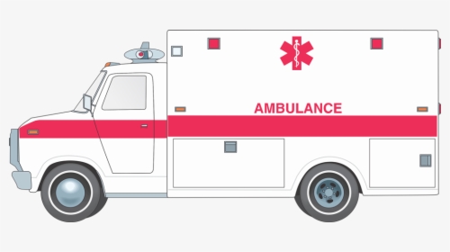 Firetruck Clipart Ambulance Car - Cartoon Clip Art Ambulance, HD Png Download, Free Download