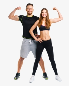 Athletic Man And Woman, HD Png Download, Free Download