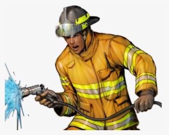 Firefighter Png - Shoot Rifle, Transparent Png, Free Download