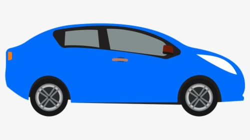 Auto, Vehiculo, Coche, Carro, Auto Amarillo, Vehículo - Blue Car Vector Png, Transparent Png, Free Download