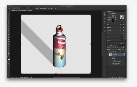 Wrap An Image Around An Object In Photoshop Cc, HD Png Download, Free Download