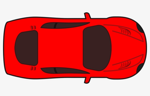 Car, Red, Vehicle, Automobile, Auto, Drive, Wheel - Car Clipart Top View, HD Png Download, Free Download