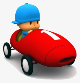 Pocoyo Race Car, HD Png Download, Free Download