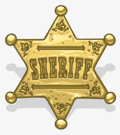 Transparent Sheriff Badge Clipart - Transparent Background Sheriff Badge Clipart, HD Png Download, Free Download