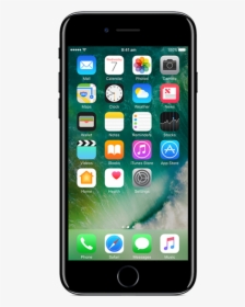 Apple Iphone 7 128gb Jet Black Mobile Png - Iphone 6, Transparent Png, Free Download
