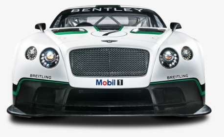 Bentley Continental Gt3 R Car Front View Png Image - Bentley Gt3, Transparent Png, Free Download