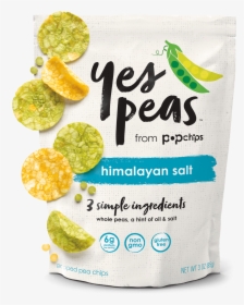 Yes Peas Salt 3oz Bag - Yes Peas Popchips, HD Png Download, Free Download