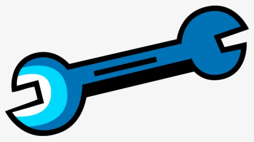 Vector Illustration Of Open End Spanner Wrench Tool - Tuercas Animadas Png, Transparent Png, Free Download