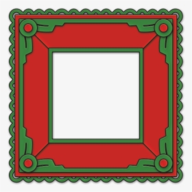 Red And Green Geometric Frame Scrapbook Layouts, Picture - Red And Green, HD Png Download, Free Download