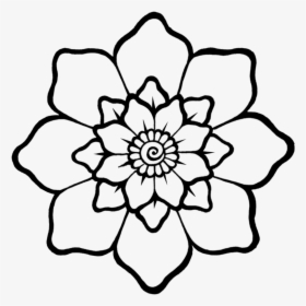Henna Flower Png , Png Download - Flower Mehndi Art Design, Transparent Png, Free Download