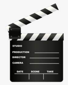 Video Clapper Png - Clapper With White Background, Transparent Png, Free Download