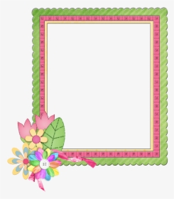 Design For Scrapbook Png , Png Download - Flower Nice Frame, Transparent Png, Free Download