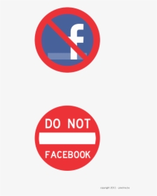 Facebook Prohibited Signs Preview - Not Enter Sign, HD Png Download, Free Download