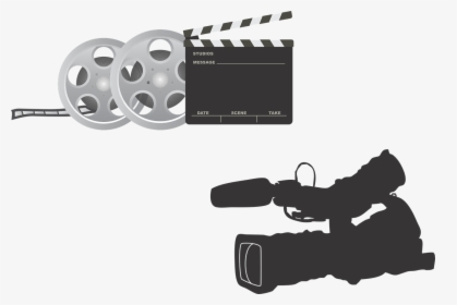 Film Equipment Camera Clapperboard Free Photo - Film Director Equipment Transparent, HD Png Download, Free Download