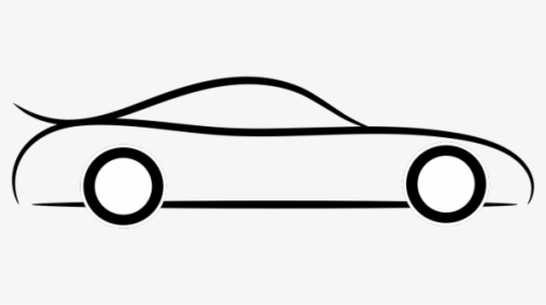 Line Art,angle,area - Small Car Logo White, HD Png Download, Free Download