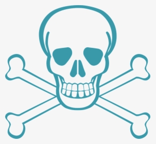 Death"s Head, Skull, Skull And Crossbones, Crossbones - Skull Halloween, HD Png Download, Free Download
