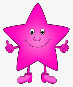 Purple Star Cartoon Clip Art - Cartoon Colorful Star Clipart, HD Png Download, Free Download