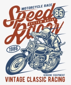 Classic Race Motorcycle Poster, HD Png Download, Free Download