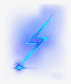 Mq Blue Light Lights Lightning Lines Light Arrow - Trovão Png, Transparent Png, Free Download