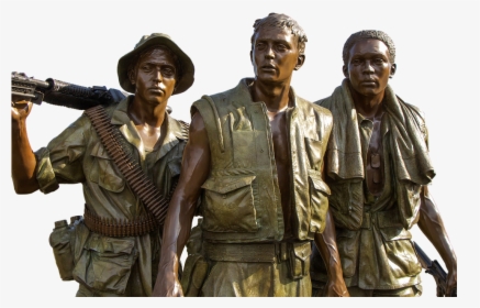 Vietnam Memorial, Soldiers, Bronze, Monument, Statue - Three Soldiers, HD Png Download, Free Download