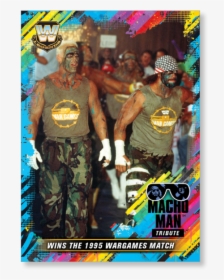 2018 Topps Wwe Heritage Wins The 1995 Wargames Match - Light Up Gold, HD Png Download, Free Download