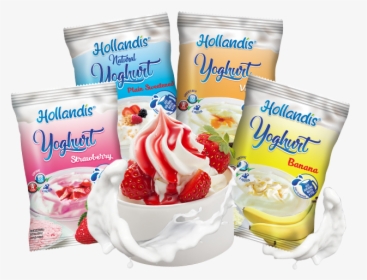 Hollandis Instant Yoghurt Powder - Yogurt, HD Png Download, Free Download