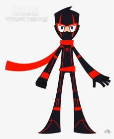 Randy Cunningham 9th Grade Ninja Costume Clipart , - Dibujos De Randy Cunningham, HD Png Download, Free Download