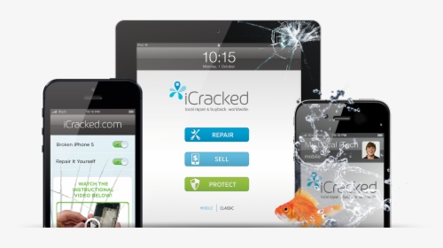 Icracked Devices Web1 - Icracked, HD Png Download, Free Download