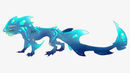 Blue Dragon Clipart Water Dragon - Dibujos De Dragon Agua, HD Png Download, Free Download
