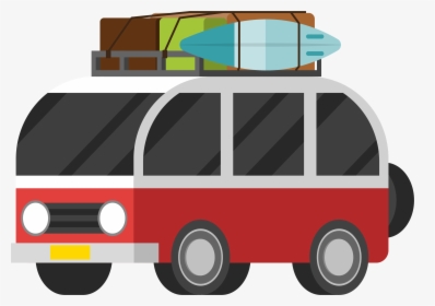 Transparent Family Road Trip Clipart - Travel Car Vector Png, Png Download, Free Download