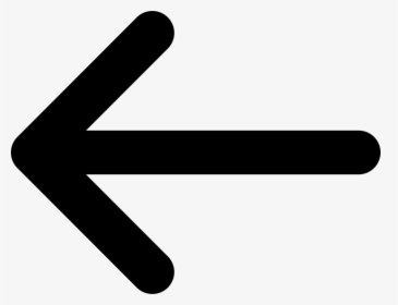 Arrow Thin Left - Arrow Pointing Left Transparent, HD Png Download, Free Download