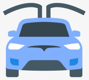 Tesla Vector Car - Tesla Model X Icon, HD Png Download, Free Download