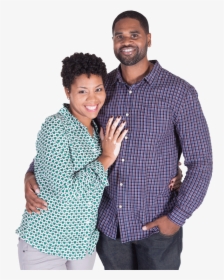 African American Couple Posing Together And Smiling - African American Couple Png, Transparent Png, Free Download